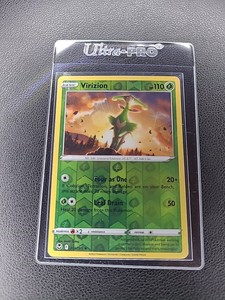 2022 Pokemon Card **Virizion** Silver Tempest Set 014/195 Reverse Holo - Rare