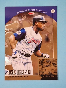 1998 Donruss Preferred Rickey Henderson Anaheim Angels #45 ⚾ - Picture 1 of 2