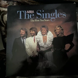 ABBA ~ The Singles The First Ten Years / Double Vinyl 2LP 1982 Gatefold / EX - Picture 1 of 6