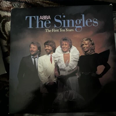 ABBA ~ The Singles The First Ten Years / Double Vinyl 2LP 1982 Gatefold / EX - Image 1 of 4