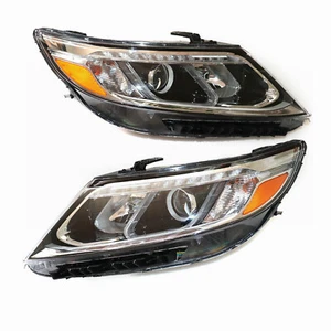 Halogen Headlights Set Fit: 2014 2015 Kia Sorento Left + Right Side w/ LED DRL - Picture 1 of 14