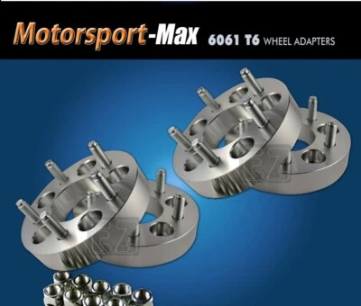 4 Wheel Adapters 5x4.25 To 5x112 Spacers 1" | Mercedes Wheels on Volvo S - Image 1 of 4