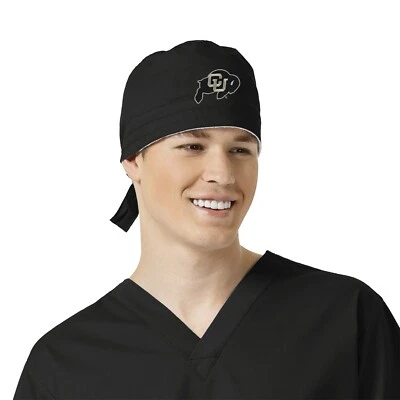 Gorra Exfoliante University of Colorado Buffalos Negra Bordada Logo Foto 1 de 2