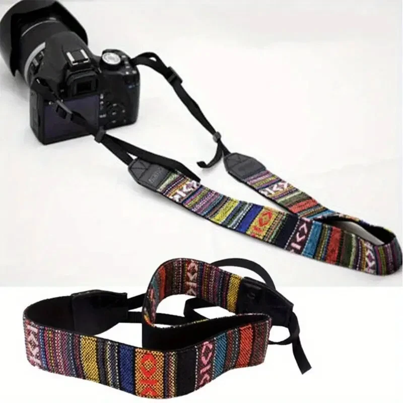 Vintage Camera Neck Shoulder Strap Belt for SLR DSLR Nikon Sony Canon Pentax - Image 1 of 1