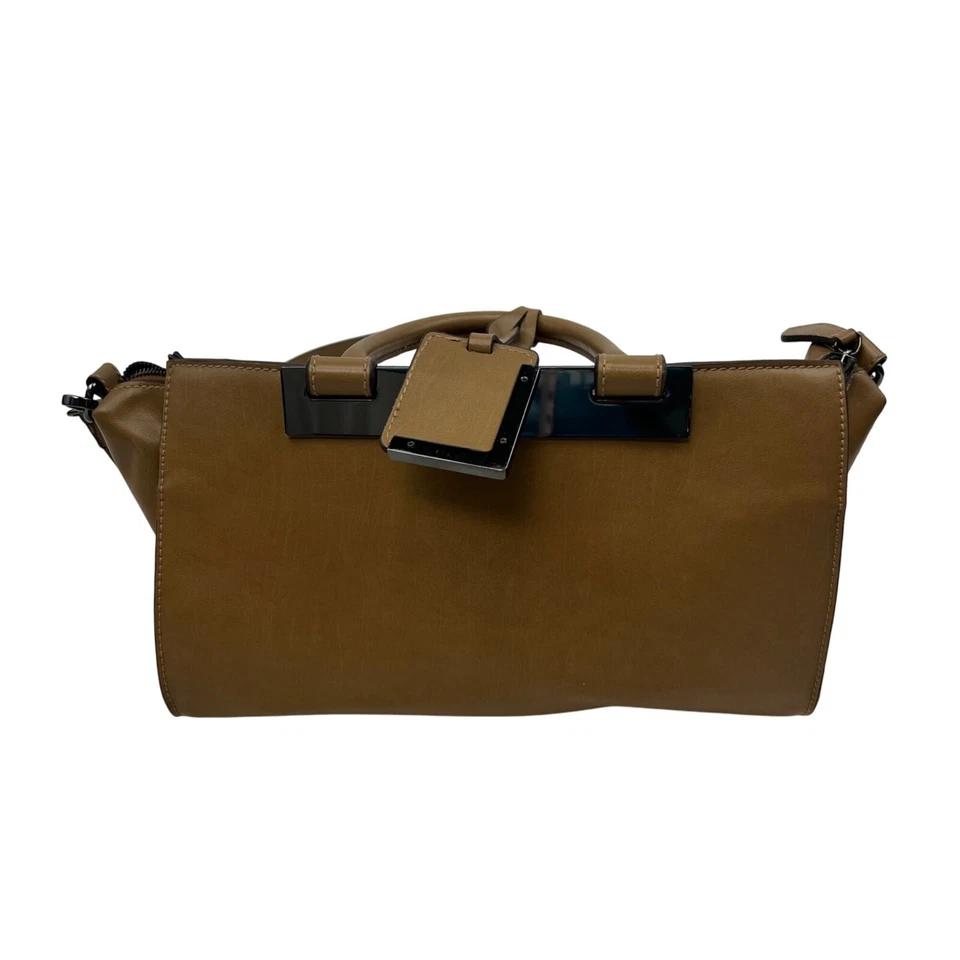 The Limited Handbag Satchel Brown Removable Strap Inner Pockets - Image 1 of 4