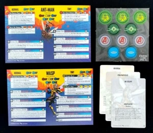 Marvel Crisis Protocol Ant-Man, Wasp ONLY Rules Cards Tokens NO MINIS - Picture 1 of 1