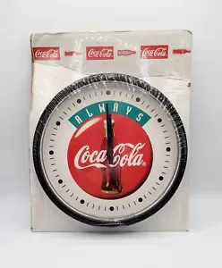 Vintage Coca-Cola Wall Clock *Always Coca-Cola* Collectible 1995 SEALED - Picture 1 of 7