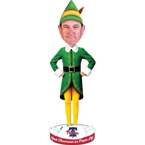 2023 Philadelphia Phillies SGA Rob Thomson Papa Elf Bobblehead Thompson Tomson Cover
