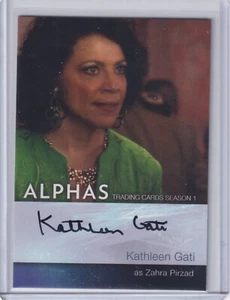 2013 Cryptozoic Syfy Alphas #A7 Kathleen Gati as Zahra Pirzad Autograph - Picture 1 of 2