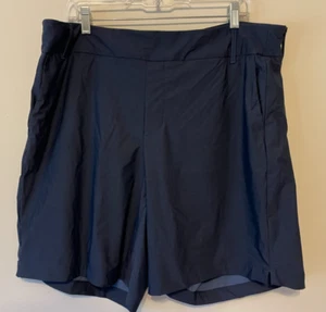 Spanx Sunshine Women's 10" Shorts Plus Size 2X 2XL Print on Print Herringbone - Picture 1 of 7
