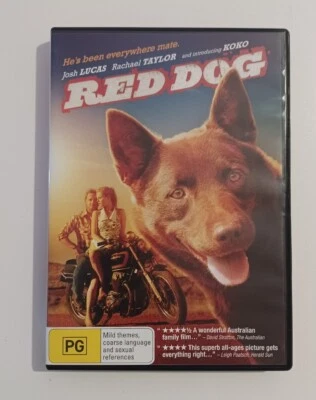 Red Dog DVD VGC Region 4 Australian Family Movie Josh Lucas Free Postage - image 1 of 4