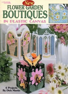 Blumengarten Boutiquen in Kunststoff Leinwand Schmetterlinge Blumenkorb Blaubeeren - Bild 1 von 2