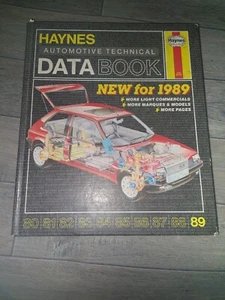 Haynes Manual Automotive Technical Data Book 1980 - 1989 Edition - Foto 1 di 5