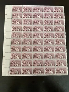 USPS Teachers Of America 3 Cent #1093 Full Sheet Postage Stamps 1957 - Bild 1 von 3