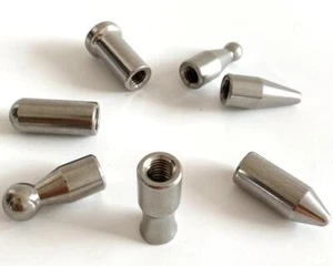 Puntas de gancho para quitar abolladuras de carrocería de automóvil, cabeza de varilla de reparación de carrocería automática M8 puntas de gancho - Imagen 1 de 5