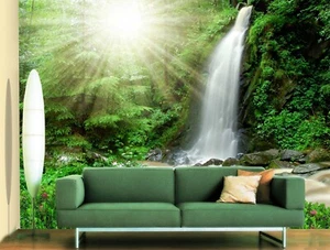 3D Waterfall 010 Wallpaper Mural Paper Wall Print Indoor Murals CA Sinsin - Picture 1 of 11