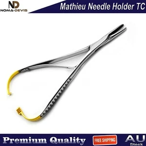 Surgical TC Mathieu Needle Holder Oral Surgery Forceps Ligature Suture Tools CE - Bild 1 von 5