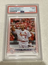 ALBERT PUJOLS 2022 Topps Update #US300 Independence Day /76 St. Louis PSA 9