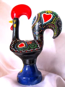 COQ de BARCELOS Portugal 25 cm Figurine Statuette Galo Portuguese Rooster Cock - Imagen 1 de 4