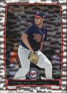 2012 Bowman Draft Draft Picks Silver Ice #BDPP63 Andre Martinez - NM-MT