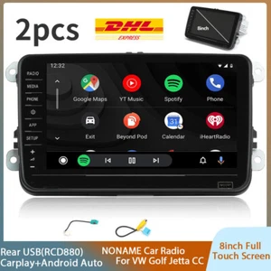 8inch RCD330 RCD880 Carplay Android Auto Autoradio Stereo Für VW Golf Tiguan CC - Bild 1 von 17