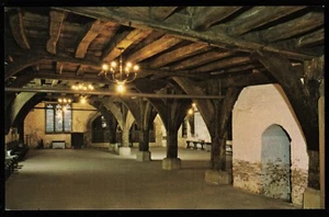 Merchant Adventurers Hall The Undercroft  Hospital York North Yorkshire Postcard - Picture 1 of 2