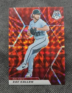 🔥2021 Mosaic Zac Gallen Reactive Red🔥Arizona Diamondbacks 