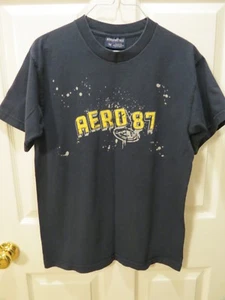 AEROPOSTALE Men's/Guys 100% Cotton Navy Blue Loose Fit T-Shirt Size: M - Picture 1 of 5