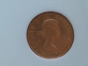 1960 Canada Small Cent Penny Uncirculated Red - Picture 1 of 2