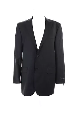 Alfani New Black Solid Jacket 42L $495 - Image 1 of 3