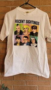 RARE Single Stitch Vintage Elvis Recent Sightings Shirt Large Funny - Bild 1 von 5