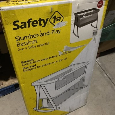 Cuna Safety 1st Slumber-and-Play - nuez moscada ahumada Foto 1 de 4