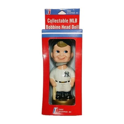 "Bobblehead Twins Enterprises de béisbol de los Yankees de Nueva York de colección 7-1/2"" cara de niño" Foto 1 de 4