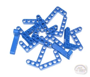 LEGO Technic - 15 x 'L' vigas sin tachuelas - 5x3 - azul - brazos de elevación - nuevo - (32526) - Imagen 1 de 3