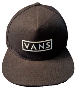 GORRA DE BÉISBOL PARA HOMBRE: Vans Skateboard Logo Negro Billete Plano Snapback Sombrero Ajustable - Imagen 1 de 6