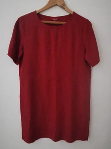 Seasalt Soft Shading Linen Rust Red Tunic Top Size UK 10 - Picture 1 of 9