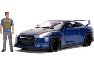 Fast & Furious 1:18 Nissan GT-R R35 & 3" Brian Figure, Toys for Kids and Adults - Picture 1 of 22