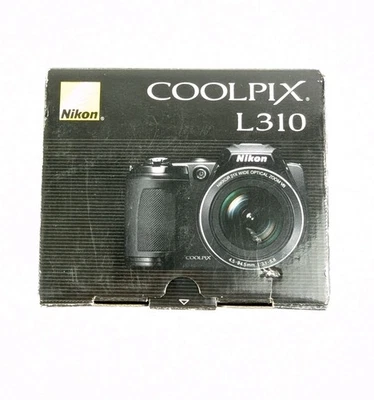 Nikon COOLPIX L310 14.0MP 21x Wide Optical Zoom Lens Digital Camera Black - Image 1 of 4