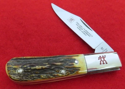 Cuchillo JA Henckels STAG Barlow Alemania MEGA RARO Hoja Grabada HK-14-S Como Nuevo Sin Reserva Foto 1 de 4