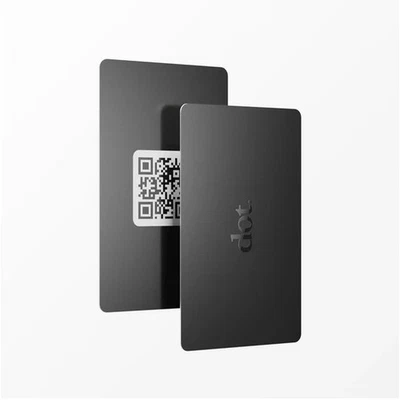 Dot.Cards DOT CARD Black Networking Business Card Link Tap Card NFC Chip - Image 1 of 3
