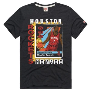 Unisex Hommage Kevin Durant Charcoal Houston Rockets Trading Card Tri-Blend - Bild 1 von 1