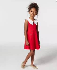 Janie & Jack Ponte-Kleid mit Rüschenkragen Größe 3 - Bild 1 von 9