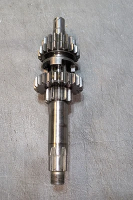 Yamaha GT80 GT1 GTMX Transmission Main Shaft Axle & Gears - Image 1 of 4
