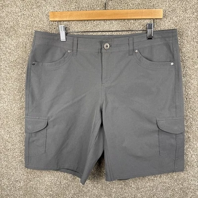 Pantalones Cortos Carga Kuhl Freeflex Para Mujer 14 Gris Elastizados 10" Exterior Senderismo Rendimiento Foto 1 de 4