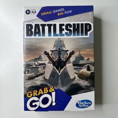 New. Hasbro BATTLESHIP Grab & Go, Travel, Game Night, Gaming. - Image 1 of 4