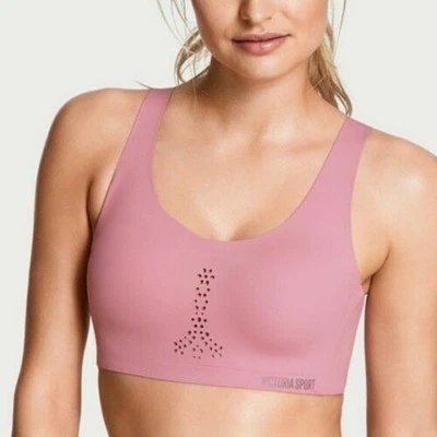 Victoria's Secret Womens 32DDD Pink Victoria Sport Angel Maxi Sports Bra Eyelet - Image 1 of 4