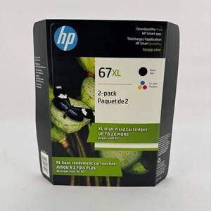 New HP 67XL 3YP31BN Black, Yellow, Cyan and Magenta Ink Cartridge - Picture 1 of 2