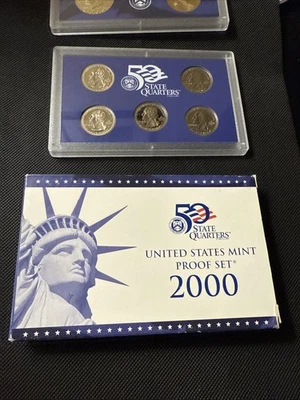 2000 United States Mint Proof Set Of 10 Coins - Image 1 of 4