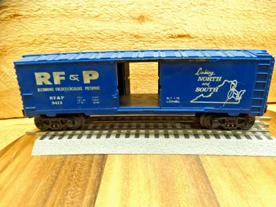 Lionel O Gauge 40' RF&P Weighted Sliding Door Box Car - Image 1 of 4