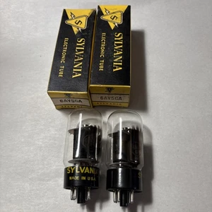 2 NOS Sylvania 6AV5GA en caja original. Tubos probados - Imagen 1 de 8